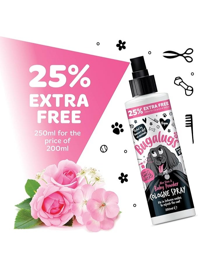 BUGALUGS Baby Fresh Dog Perfume 200ml with Spray Pump, Vegan Dog Cologne, Dog Deodoriser Spray, Dog Perfume Spray - Image 5